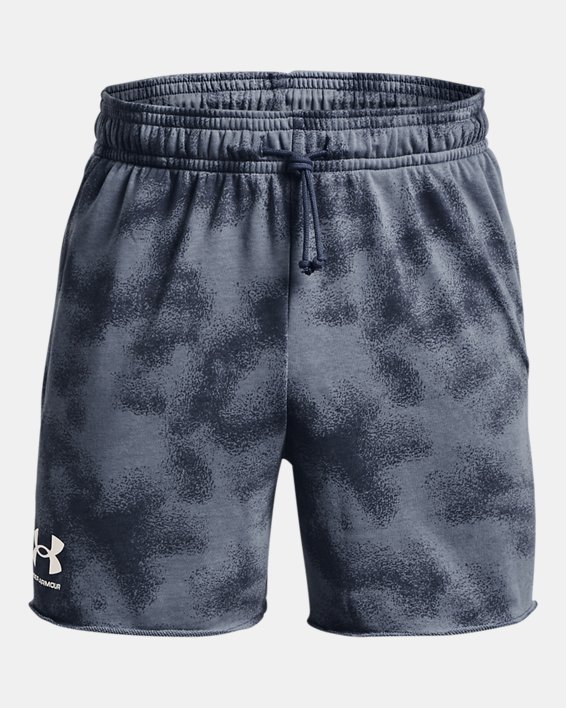 Men's UA Rival Terry 6" Shorts, Gray, pdpMainDesktop image number 4